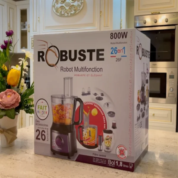 Robot Multifonction 8 Accessoires 26 Fonctions 800W Robuste 26F – Image 3