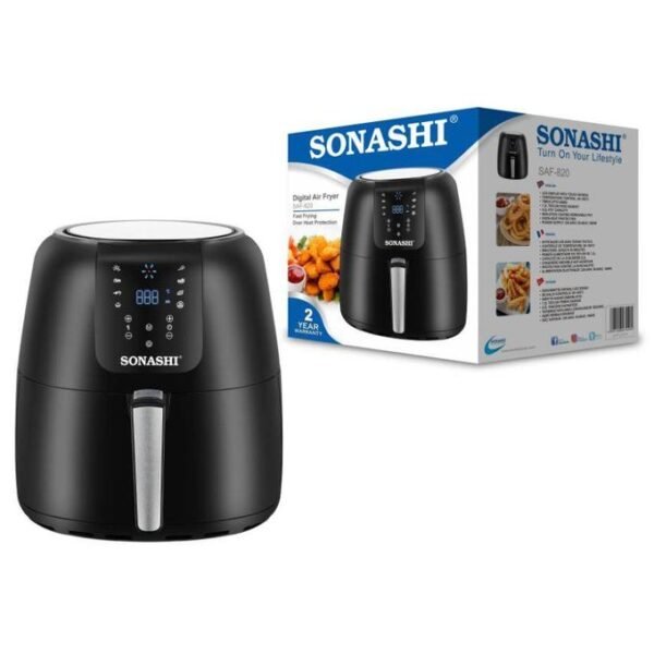 Friteuse à Air Numérique 8.2L 1800W Sonashi SAF-820 – Image 2