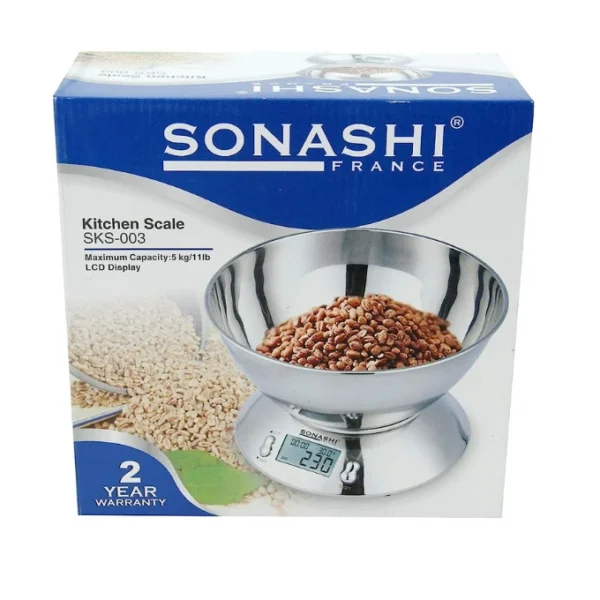 Balance de cuisine 5Kg Sonashi sks-003 – Image 2