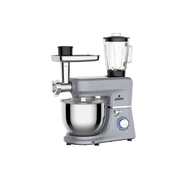 Pétrin CRISTOR Multi Fonctions -7 L-1400 W- Gris