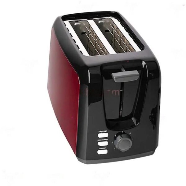 Grille-Pain 2 Fentes 750W Rouge Condor GP120R – Image 2
