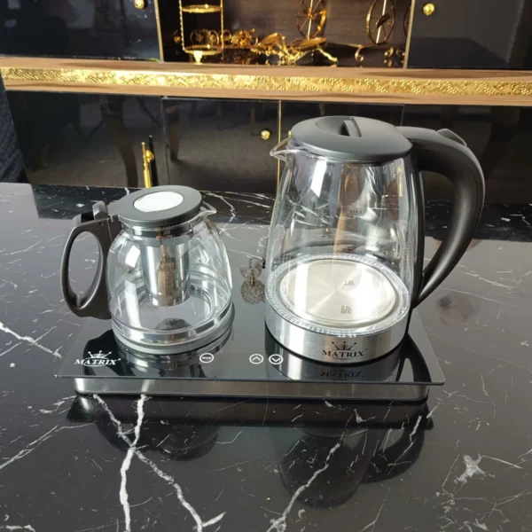 Bouilloire + Théière en verre Matrix