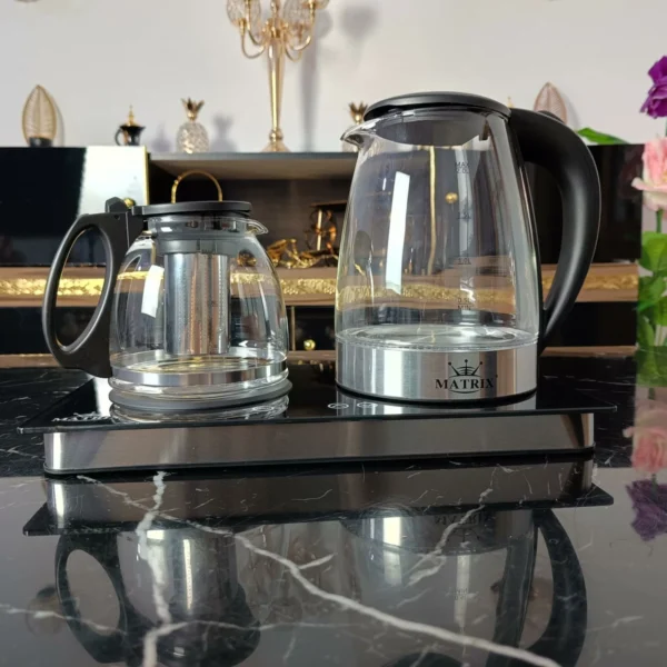 Bouilloire + Théière en verre Matrix – Image 3