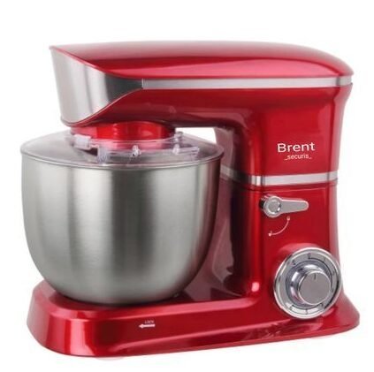 Pétrin 6.5 L - 1000W - 6 Vitesses Rouge Brent SC-263