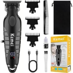 Tondeuse À Cheveux Électrique Professionnel Rechargeable Sans Fil Kemei KM-2293