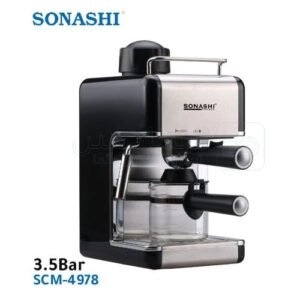 Machine à expresso pour café et cappuccino 3,5 bar Sonashi SCM-4978
