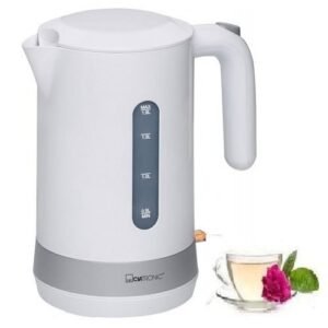 Bouilloire Électrique Sans Fil 1,8 L 2200 W Clatronic Wk3452 Blanc