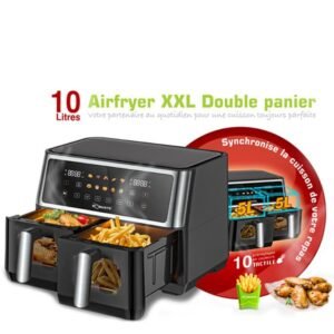 Airfryer 10 Litres 2850W Tactile Avec Fenêtre Robuste AF10