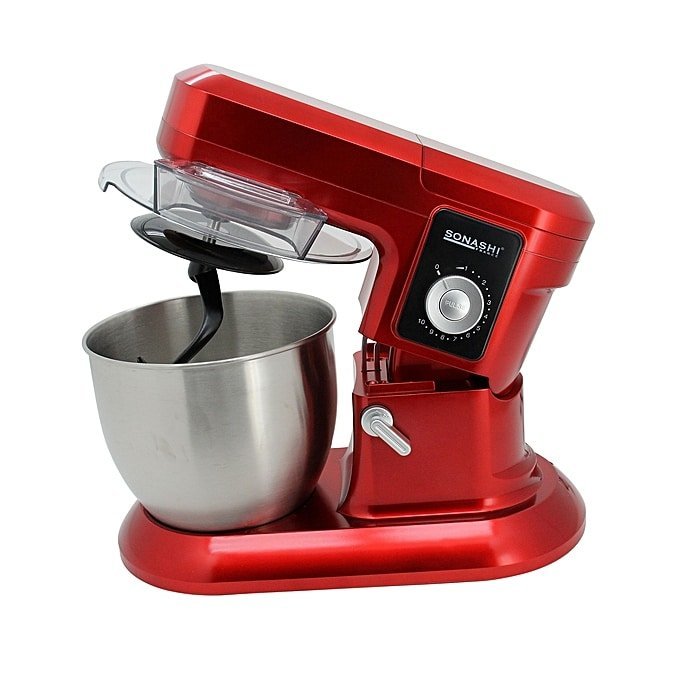 Pétrin Professionnel 1200w SONASHI SMX-138 Rouge