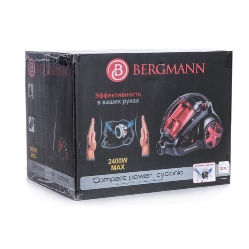 Aspirateur Pro Compact Power Cyclonic - 2400 W - Rouge Bergmann BVC2044 – Image 5