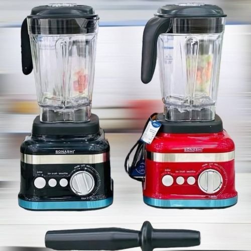 Blender Mixeur Incassable 1200 W 2 L Ice Crush - SB-207 Noir Sonashi – Image 2