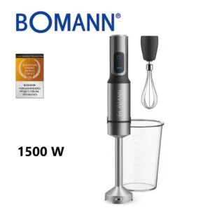 Bras Mixeur inox 2En1 - 1500 W - 4 Lames Bomann SM 6128 CB – Image 4