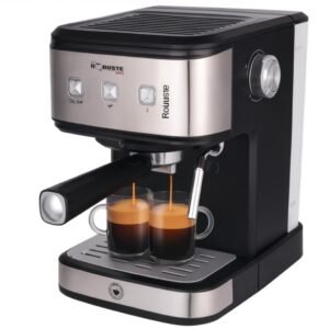 Machine à café inox 15 Bar 1.5 L 1100W MOKA Robuste