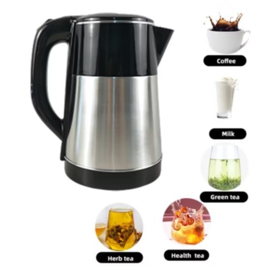 Bouilloire inox Sans Fil 2.5 L 1500W Matrix MX-412 – Image 4