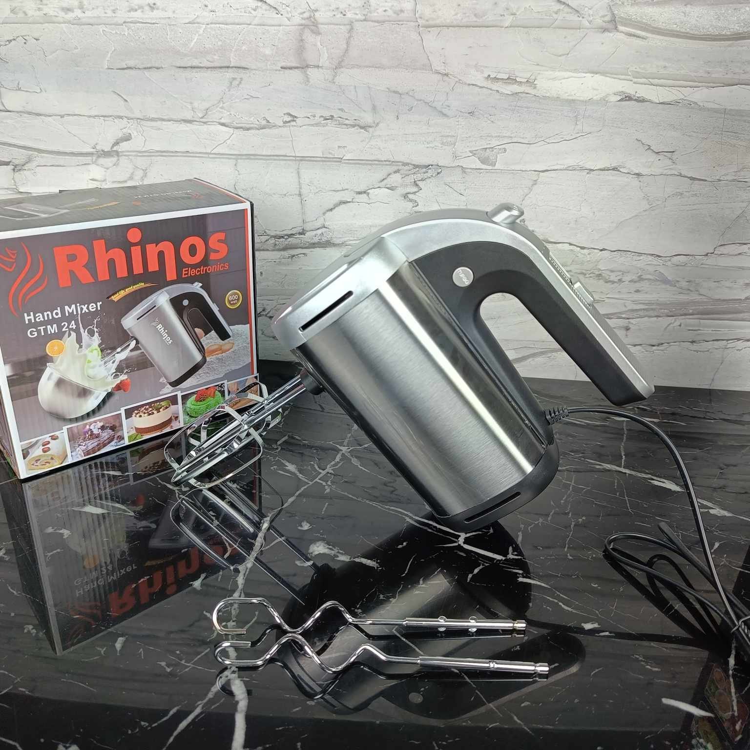 Pack de cuisine Rhinos ( Bras Mixeur inox 04 Lames 2000W + Batteur inox 600W ) – Image 3