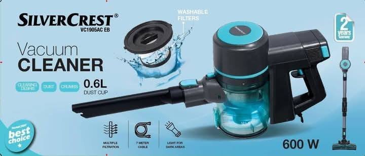Aspirateur Balai Pro 600W Cable 7M Flexible SilverCrest VC1905AC – Image 11