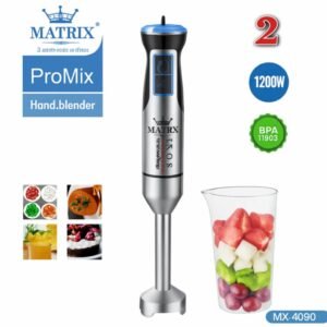 Bras Mixeur inox 1200 W - 4 Lames Matrix ProMix MX-4020