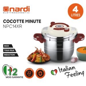 Cocotte 4L en inox 18/10 CLIPSO + MINUTEUR NARDI