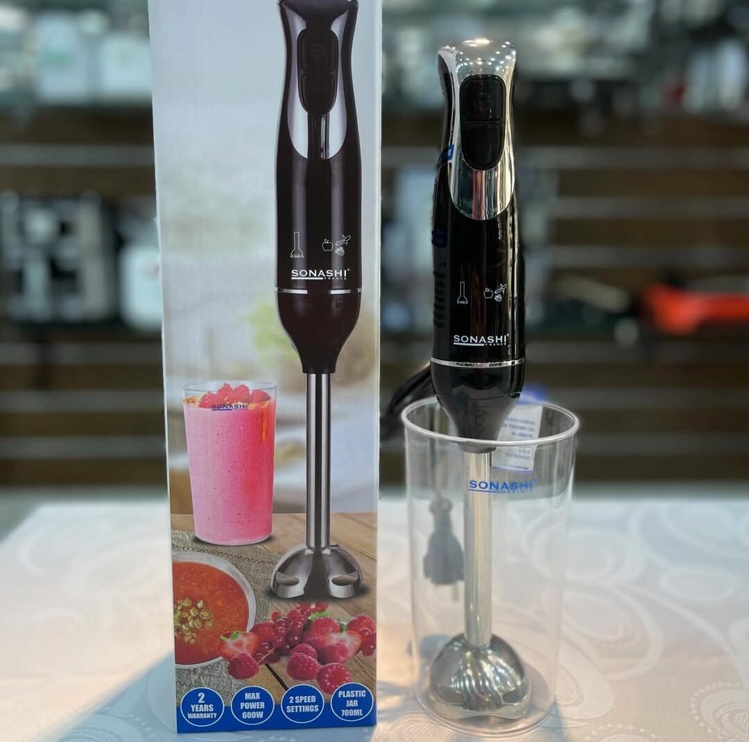 MIXEUR inox 600W Sonashi SHB-191J noir