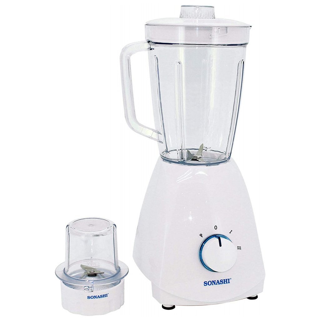 Blender Électrique 2en1 400W Avec 4 Vitesses Blanc SONASHI SB-161 – Image 3
