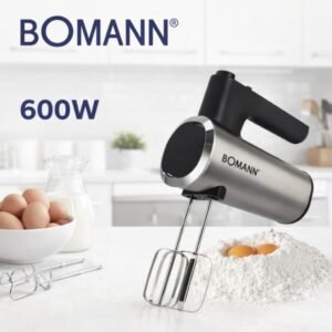 Batteur inox 600W 05 vitesses + Turbo Bomann HM 6154 CB