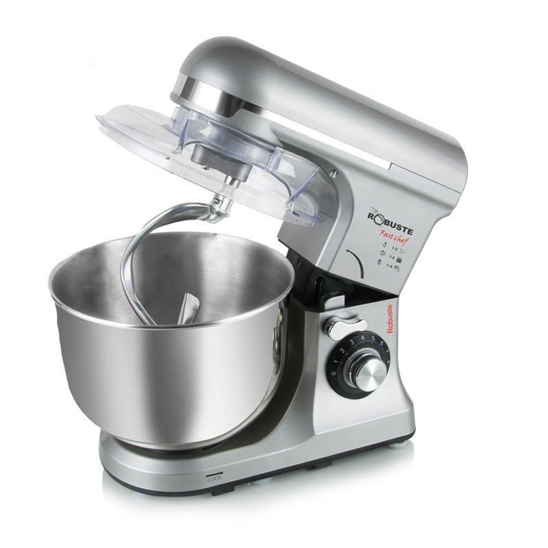 Pétrin 07L 03KG 1300W 08Vitesses Robuste Fast Gris