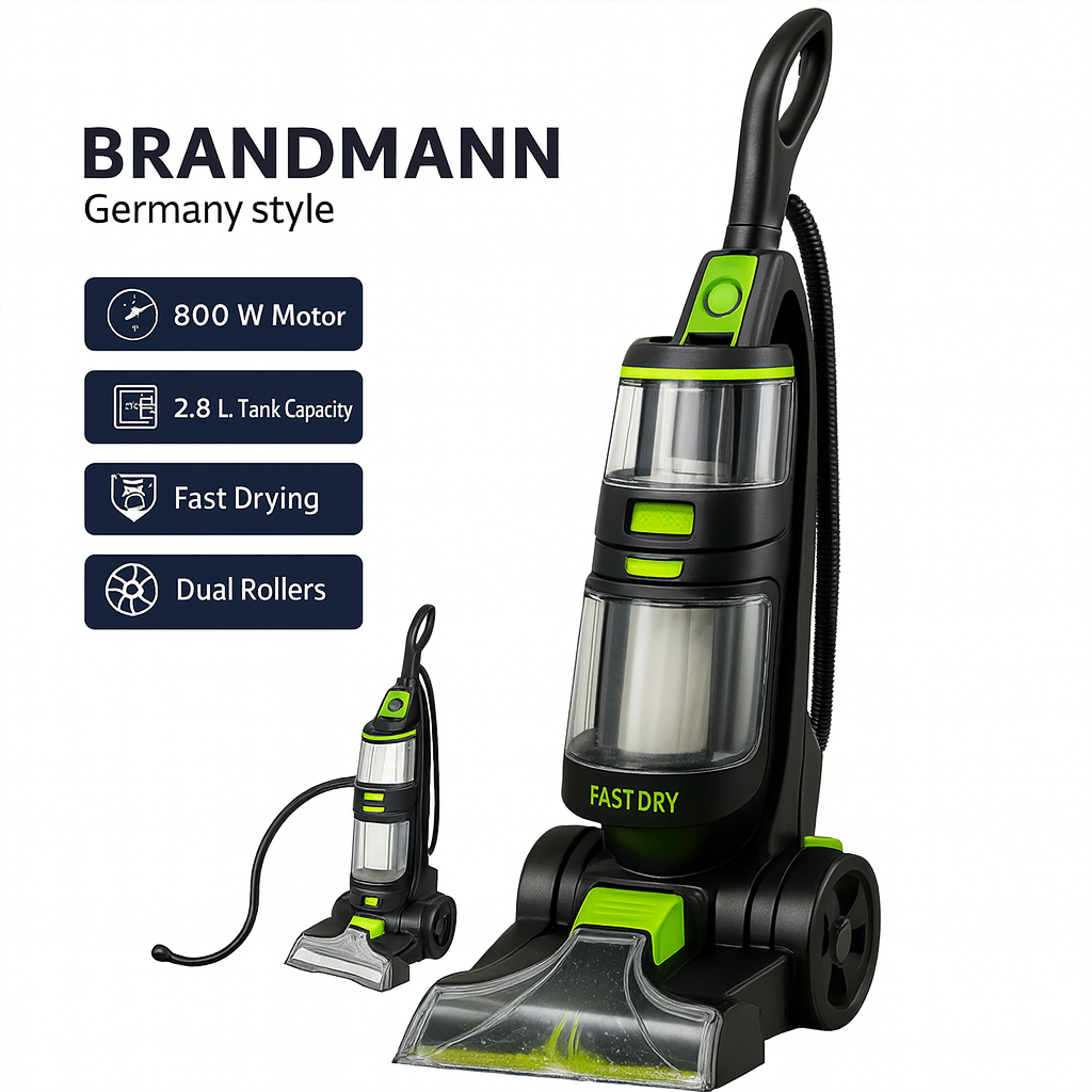 Aspirateur a Eau Pro Multifonction Laveur et détacheur 2.5 L 800 W Brandmann – Image 2