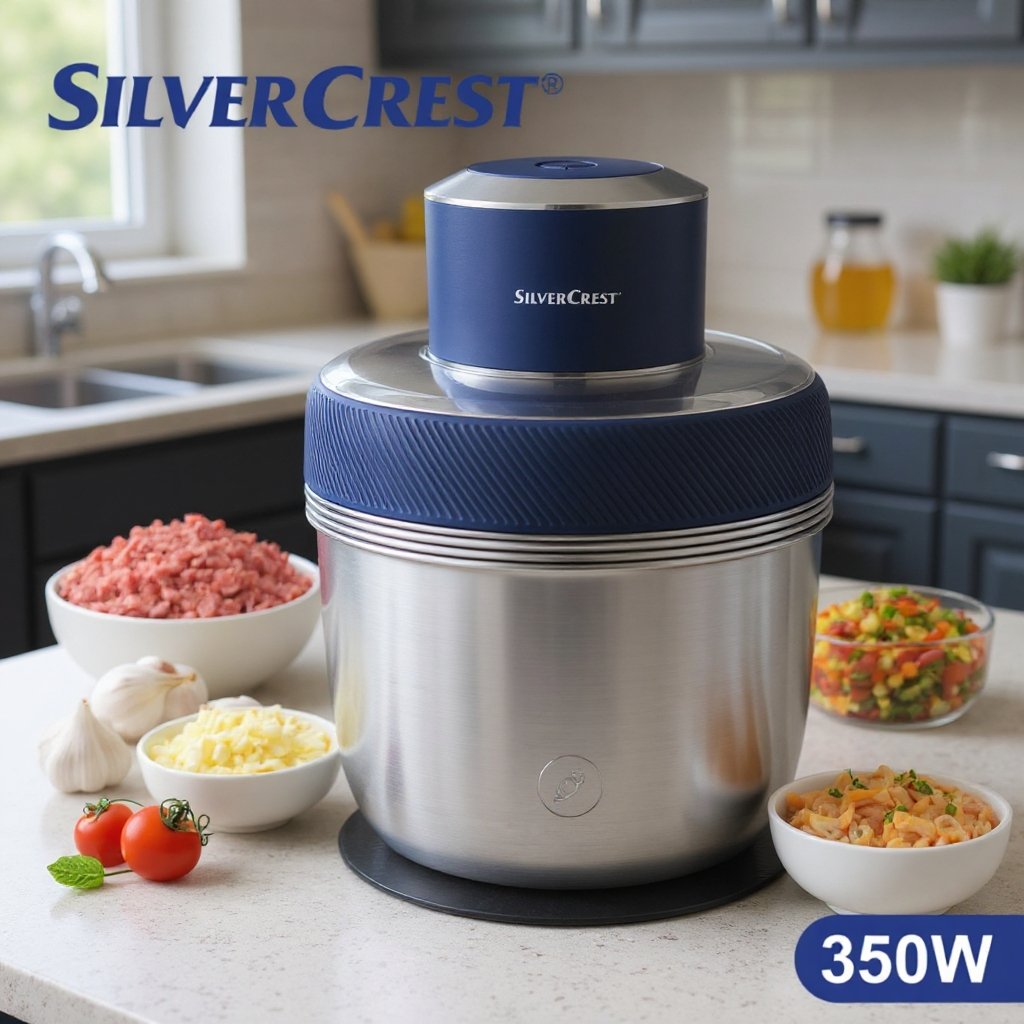Hachoir Multifonctionnel 3 bols 350W SilverCrest Original MC376-CB – Image 4