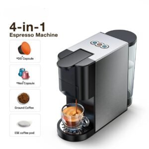 Cafetière 4 en 1 Multi-Capsules 20Bar 1450W Tirexx