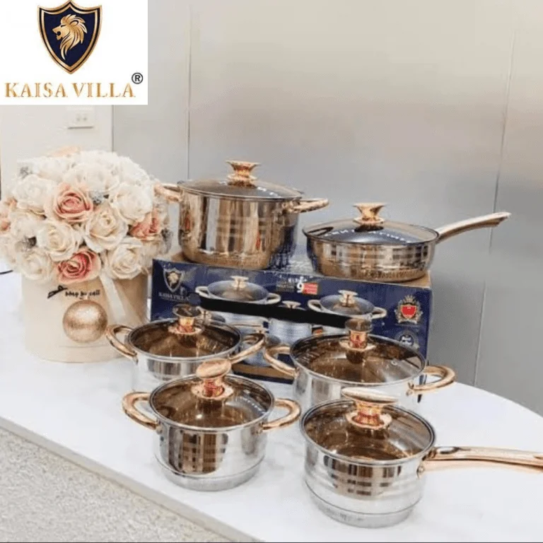 Série 12 Pcs Luxe En INOX Kaisa Villa – Image 3