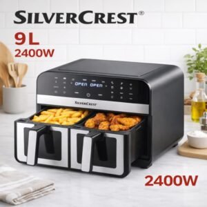 Air Fryer SilverCrest double panier 9L 2400W RA940