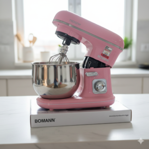 Pétrin BOMANN Multifonction 5 litres 1100Watt KM 6030 CB Rose