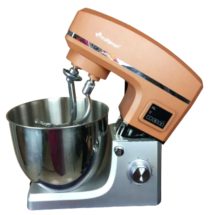 Pétrin Double Crochet 1500W 10L – Orange/Gris Multismart MS-SM2410