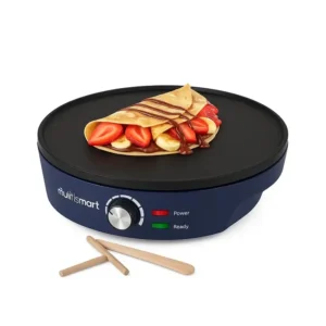 Crêpière électrique 30 CM 1000W Bleu Multismart MS-CP201