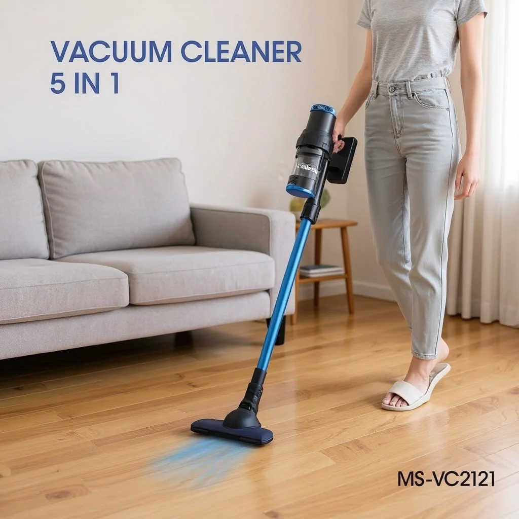 Aspirateur Balai 5 en 1 – 500W Multismart MS-VC2121