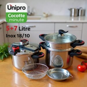 Cocotte Minute Unipro - 5+7 Litre - Inox 18/10