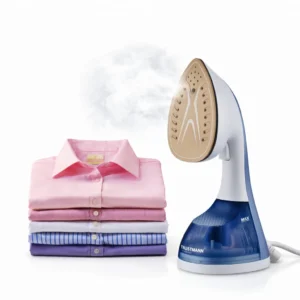 Fer a Repasser et Defroisseur 2 en avec Technologie Ceramique 1600W Trustmann TM-GS-001 couleur bleu