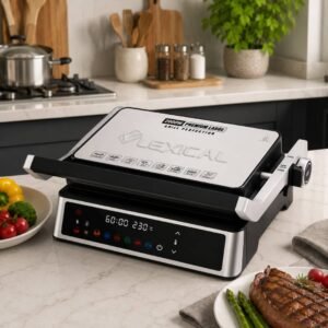 Grill À Viande Électrique Intelligent 2000W OptiGrill Lexical LSM-2585