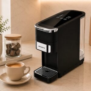 Cafetière Arcodym  4 en 1 Multi-Capsules et Café Poudre 20 Bar 1540W DYM-CM7042G