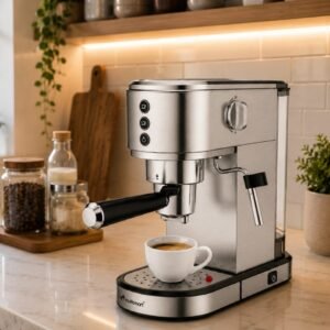 Cafetière inox 3 en 1 Multi-Capsules 20 Bar 1400W Multismart MS-CF1323