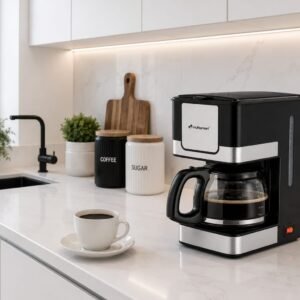 Cafetière Electrique Multismart 12 Tasse 800 W Avec Filtre MS-DF2112