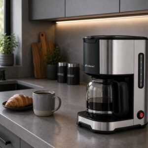 Cafetière Electrique Multismart 12 Tasse 800 W Avec Filtre MS-DF2212