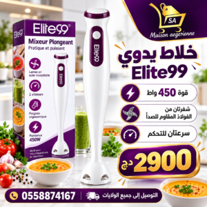 Bras mixeur Elite99 plastique 450W ELT-2308