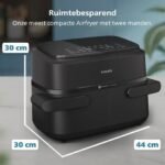 PHILIPS Airfryer 1000-serie Dual Basket-7,1 L – NA154/00 – Image 4
