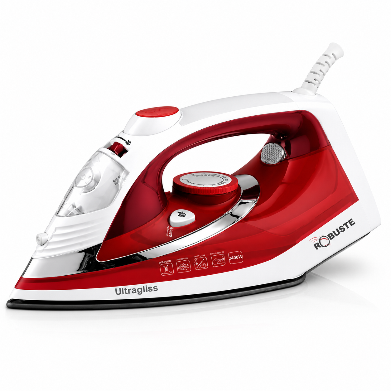Fer à repasser vapeur Robuste 2400W -FC2200R- Rouge – Image 2