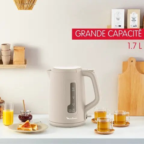 Bouilloire MOULINEX Morning 1.7 L- 2400 W -BY2M0B10 – Image 3