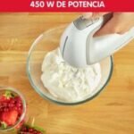 Batteur à Main Électrique 2en1 5 Vitesses 450W Moulinex HM450B10 – Image 5