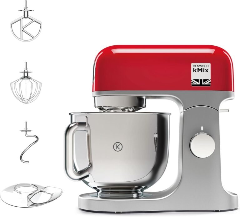 Robot pâtissier KENWOOD 1000 W – 5 L-KENWOOD KMX750RD rouge – Image 5