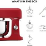 Robot Pétrin Professionnel 1000W Bol 5L Et Fonctions Planetaires kMix Kenwood KMX751ARD rouge – Image 5