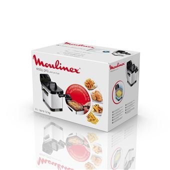 Friteuse moulinex à huile semi professionnel 3L-1.2kg de frites chauffe rapide température réglable Easy pro Metal Moulinex AM331020 – Image 4